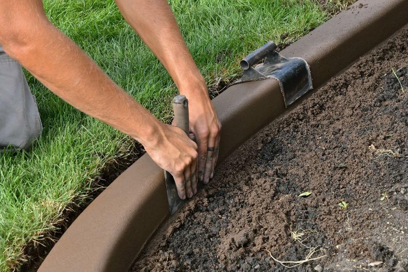 Close-up of Concrete Edging